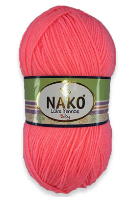 NAKO LÜKS MİNNOŞ 11157 Neon Mercan 