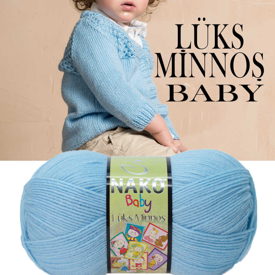 NAKO LÜKS MİNNOŞ 214 Ufuk Mavisi