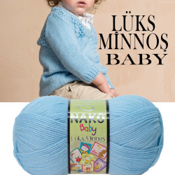 NAKO LÜKS MİNNOŞ 214 Ufuk Mavisi