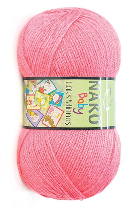 NAKO LÜKS MİNNOŞ 236 Gül Pembe - 1