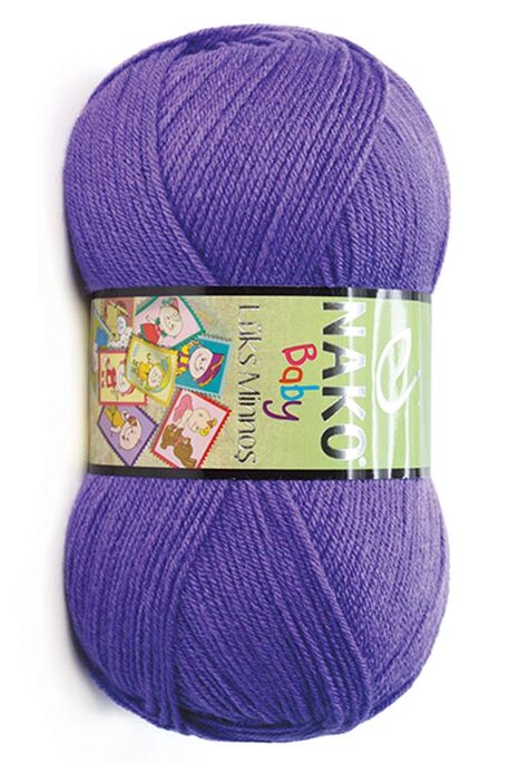 NAKO LÜKS MİNNOŞ 2594 Mor - 1