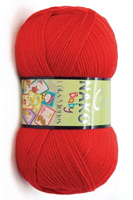 Nako Yarn - NAKO LÜKS MİNNOŞ KNİTTİNG YARN 207 Flame Red