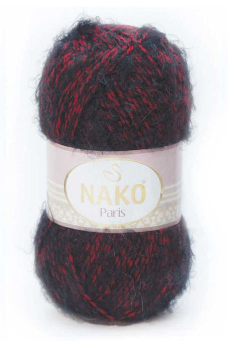 NAKO - NAKO PARİS 21306 Kırmızı - Siyah Muline