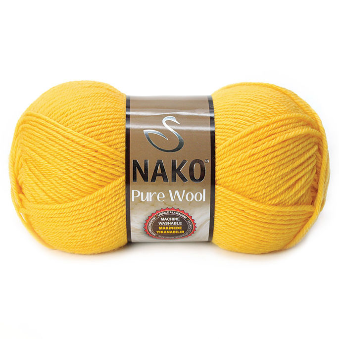 NAKO - NAKO PURE WOOL 11206 Sarı