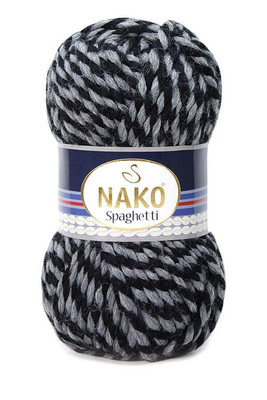 NAKO SPAGHETTİ 21365 Siyah - Gri Muline