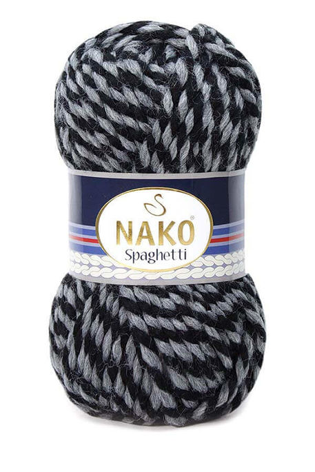 NAKO SPAGHETTİ  21365 Siyah - Gri Muline - 1
