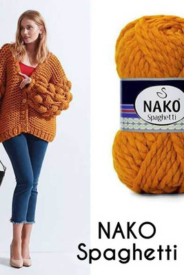 NAKO SPAGHETTİ 941 Hardal - Thumbnail