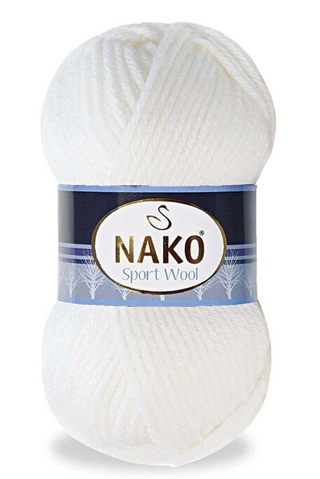 NAKO SPORT WOOL 208 Beyaz - 1