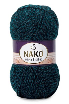 NAKO - NAKO SÜPER İNCİ HİT 21380 Petrol - Siyah Muline