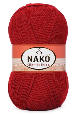 NAKO SÜPER İNCİ NARİN 1175 Koyu Kırmızı