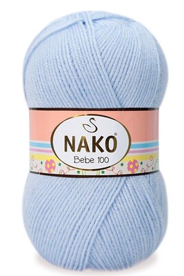 NAKO - NAKO BEBE 100 23070 Baby Blue