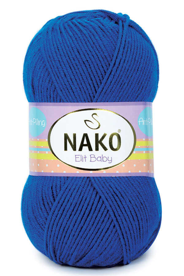 Nako Elit Baby 10346 Royal Mavi Bebe Iplikleri Nako
