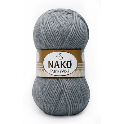 NAKO - NAKO PURE WOOL 11207 Silver Grey