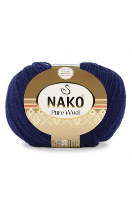 NAKO - NAKO PURE WOOL 2418 Navy Blue