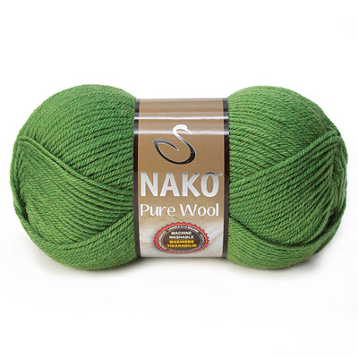 NAKO - NAKO PURE WOOL 5300 Green