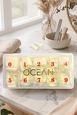 OCEAN 59-S YARIM AY NATUREL TİPS  TIRNAK