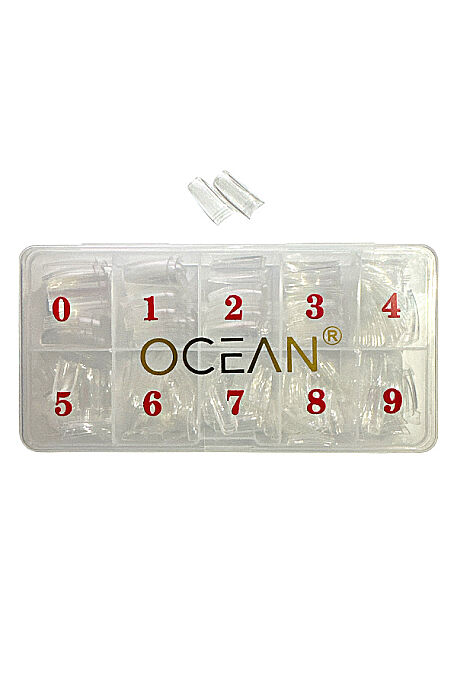OCEAN 59-T  YARIM AY ŞEFFAF  TİPS TIRNAK - 2