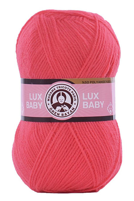 Örenbayan yarn - ÖREN BAYAN LÜKS BABY YARN 002 Dark Coral