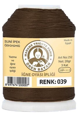 ÖREN BAYAN - ÖREN BAYAN SUNİ İPEK OYA İPLİĞİ 20 GR 0039