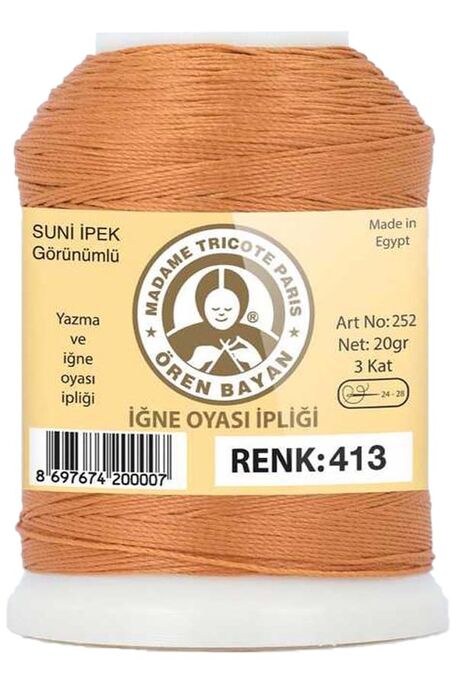 ÖREN BAYAN - ÖREN BAYAN SUNİ İPEK OYA İPLİĞİ 20 GR 0413