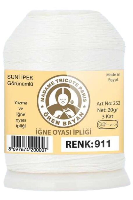 ÖREN BAYAN - ÖREN BAYAN SUNİ İPEK OYA İPLİĞİ 20 GR 0911