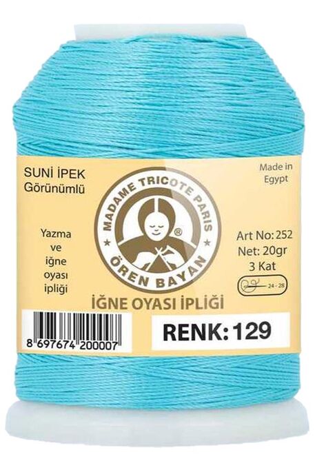 Örenbayan yarn - ÖREN BAYAN ARTIFICIAL SILK LACE YARN 20 GR 0129