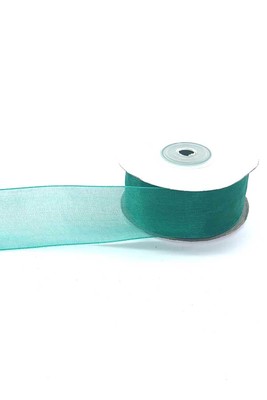  - ORGANZE RIBBON 3CM DARK GREEN 505