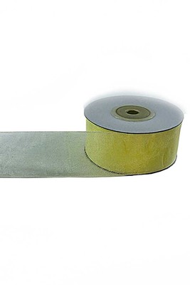  - ORGANZE RIBBON 3CM LIGHT YELLOW 510