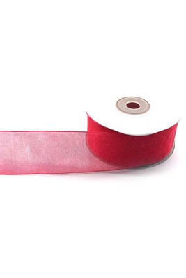  - ORGANZE RIBBON 3CM RED 509