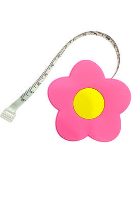  - OTOMATİK MEZURA ŞEKİLLİ ÇİÇEK PEMBE