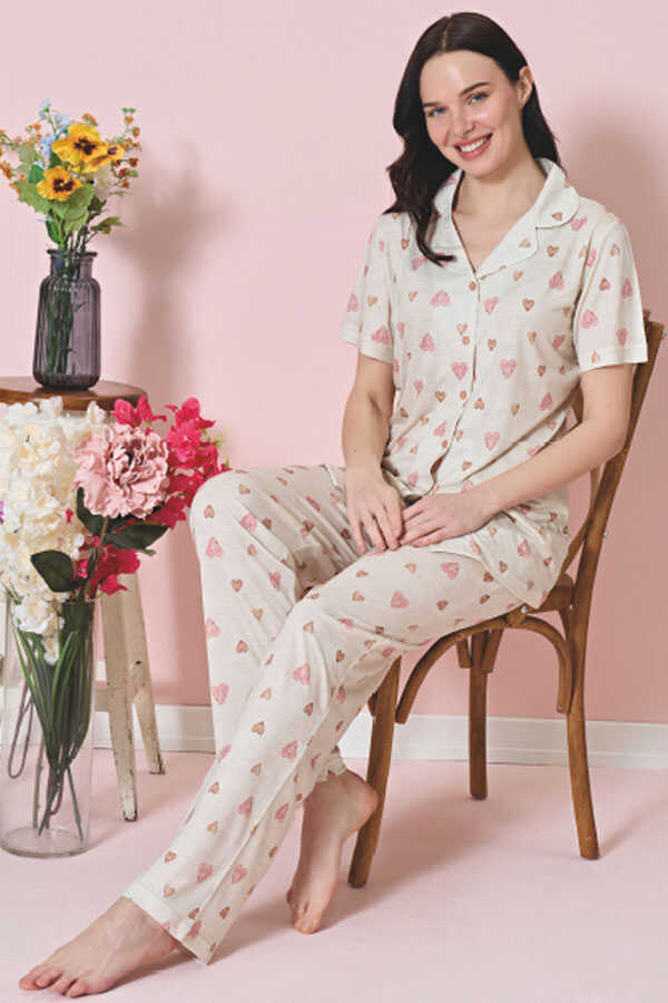 Over Sleep 1846 Bayan Pijama Takım
