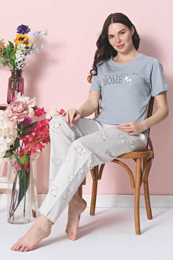 Over Sleep 1852 Bayan Pijama Takım