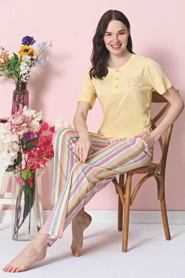Over Sleep 1855 Bayan Pijama Takım