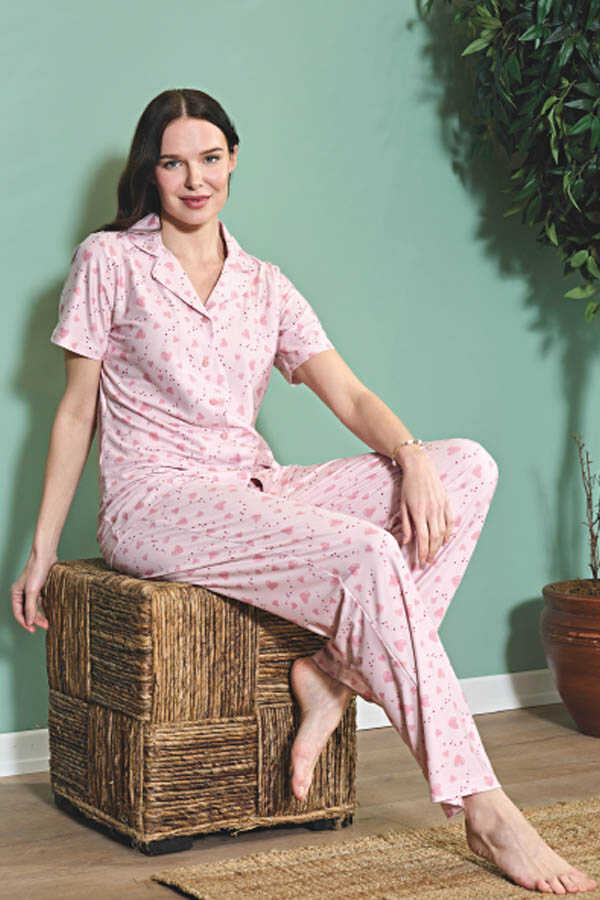 Over Sleep 1897 Bayan Pijama Takım