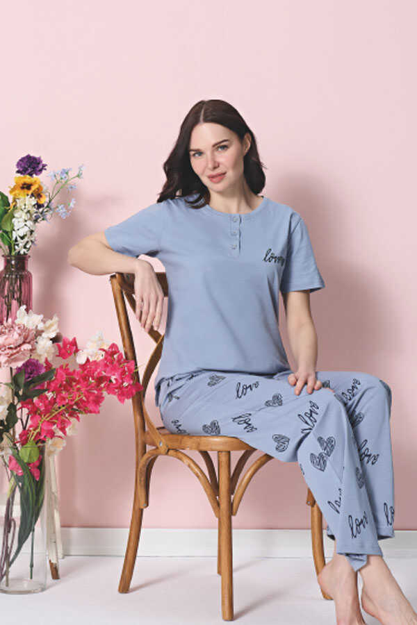 Over Sleep 1947 Bayan Pijama Takım