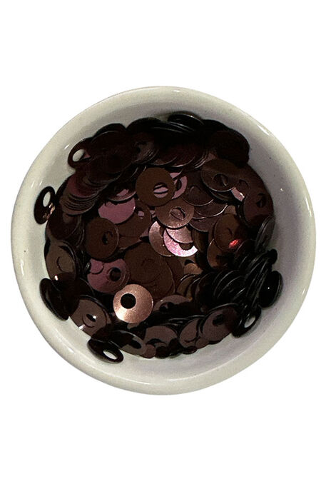  - PATİK PULU 28 ROSE KAHVE 10mm