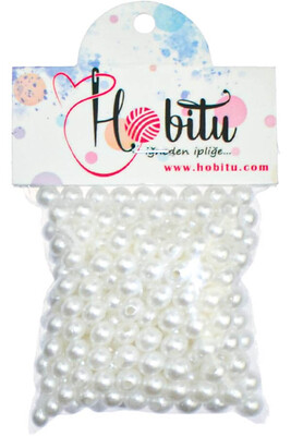  - PEARL IN BULK 6 MM 01 WHITE 25 GR