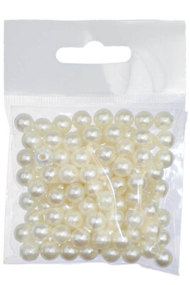  - PEARL IN BULK 8 MM 01 WHITE 25 GR