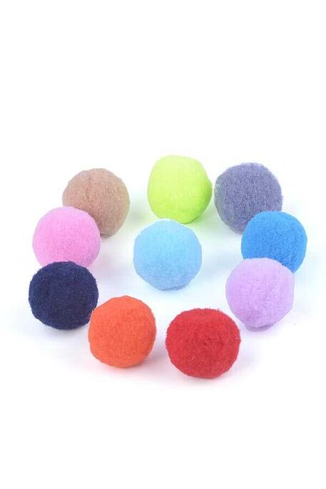  - PONPON 1,5 CM 10LU KARIŞIK PAKET