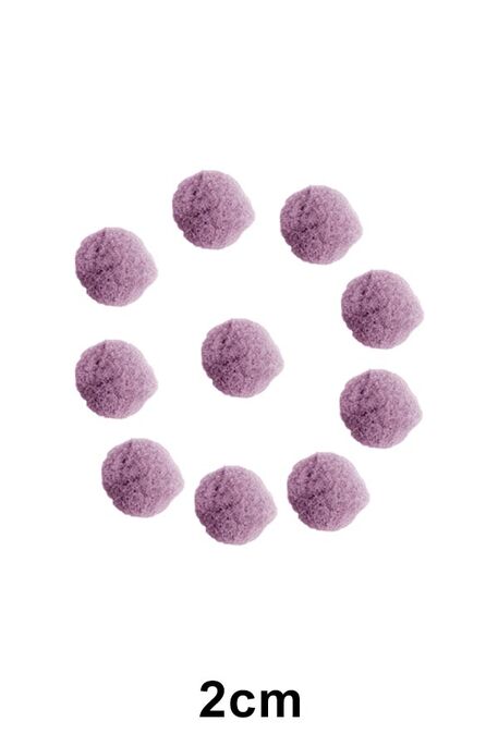  - PONPON 2 CM 10LU PAKET 102 GÜL