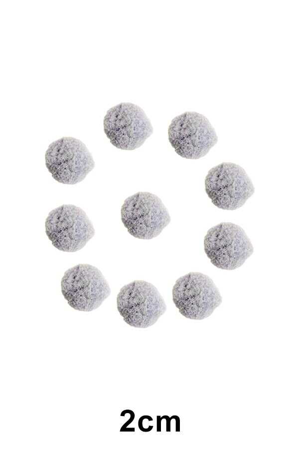 Ponpon 2 Cm 10lu Paket 109 Gri