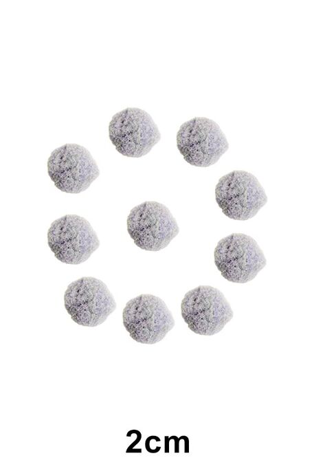  - PONPON 2 CM 10LU PAKET 109 GRİ