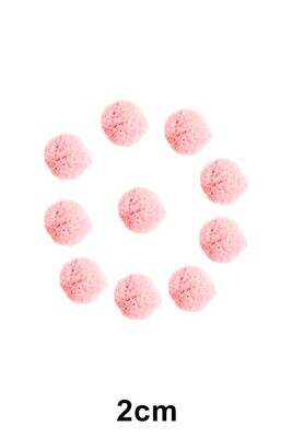  - PONPON 2 CM 10LU PAKET 113 AÇIK PEMBE