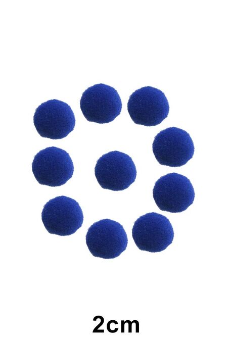  - PONPON 2 CM 10LU PAKET 114 SAKS