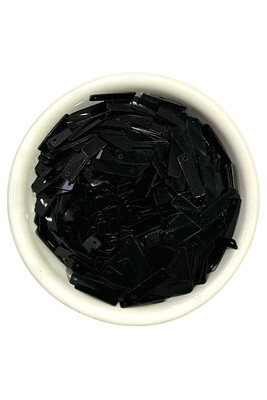  - PUL PLASTİK DİKDÖRTGEN 02 SİYAH 25 GR