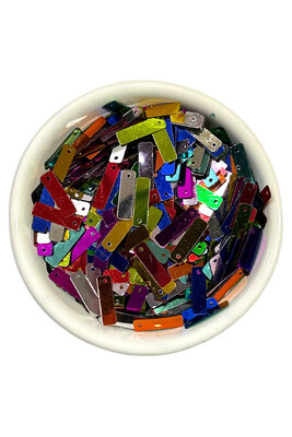  - PUL PLASTİK DİKDÖRTGEN 04 KARIŞIK 25 GR