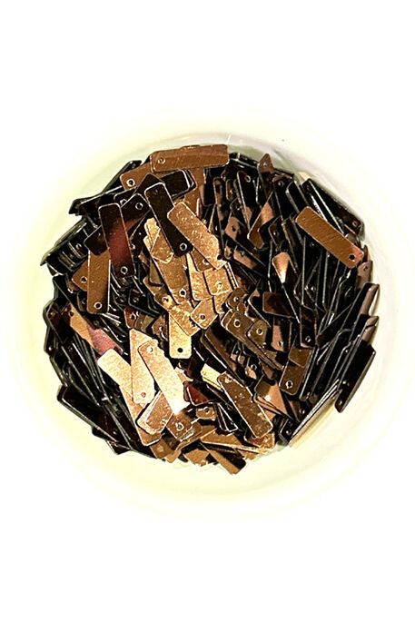  - PUL PLASTİK DİKDÖRTGEN 05 KAHVE 20 GR