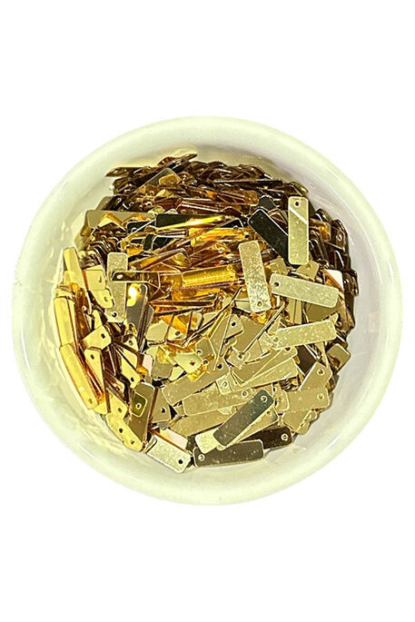  - PUL PLASTİK DİKDÖRTGEN 07 GOLD 20 GR