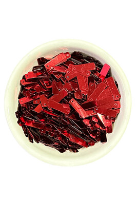  - PUL PLASTİK DİKDÖRTGEN 08 KIRMIZI 20 GR