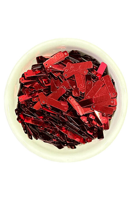  - PUL PLASTİK DİKDÖRTGEN 08 KIRMIZI 20 GR